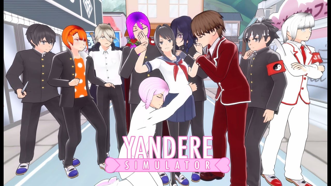 All Male Rivals X Ayano Reverse Harem Yandere Simulator Youtube