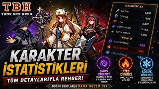 Taskbar Hero Karakter İstatistikleri Nasıl Görülür? Kaos, Ateş ve Soğuk Direnci Nedir?