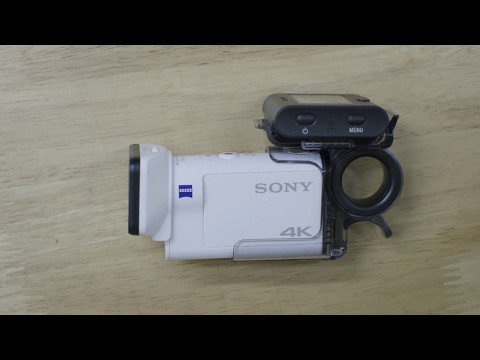 Sony FDR-X3000 : Installation Finger Grip (AKA-FGP1)