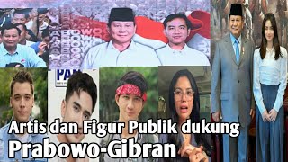 35 Artis Figur Publik dukung Prabowo-Gibran di Pilpres 2024!!