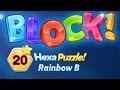 BLOCK Hexa Puzzle Rainbow B Level 20 Basic Lsung Solution BLOCK Hexa Puzzle Rainbow B Level 20 Basic Lsung Solution