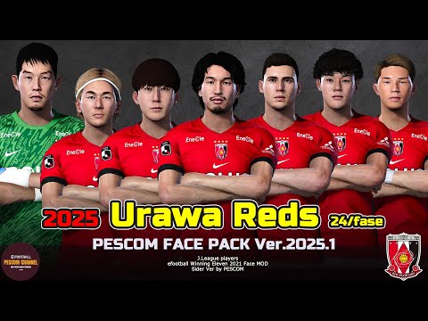 浦和レッズ 2025 フェイスパック efootball PESウイイレ2021 Face