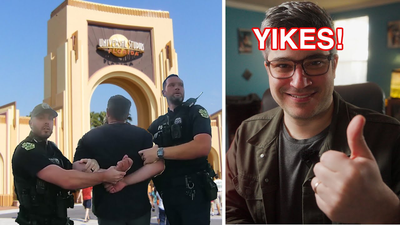 How to Get ARRESTED at Universal Studios Orlando - Cop Bodycam VLOGS POV