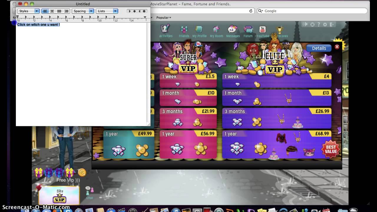How To Get Free Vip On Moviestarplanet