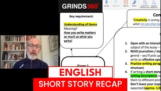 English Paper 1 | Revision | Short Story Writing