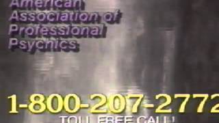 American Association of Professional Psychics Telephone Hotline Ad