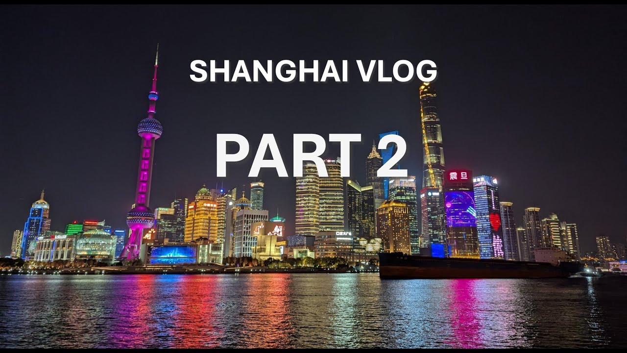 Shanghai layover vlog 🇨🇳 - part 2 - 🇨🇳 عشوية في شنغاي