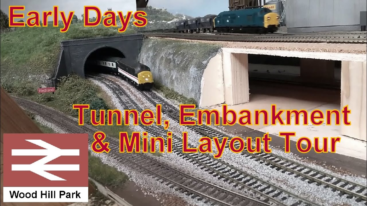 Tunnel, Embankment and Mini Layout Tour 7. (Early test... - youtube