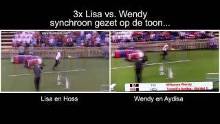 20140913 - FCI jumping individueel - Lisa vs Wendy.