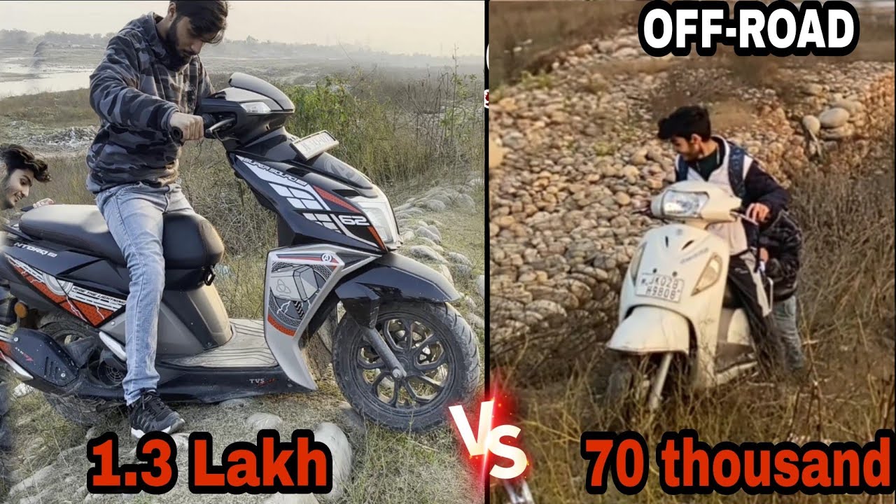 Ntorq 2022 vs access 2013 vs Activa  extreme Offroad | Offroading ntorq | extreme