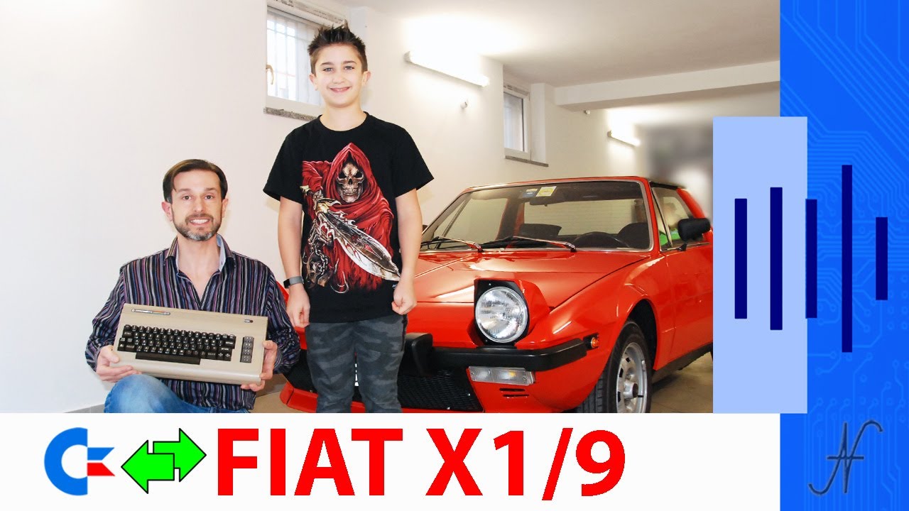 CENTRALINA di accensione per FIAT BERTONE X1/9 con il COMMODORE 64!