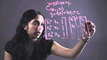 How to Use a Matrix Method to Find a Quadratic Function : Essential Math Tips