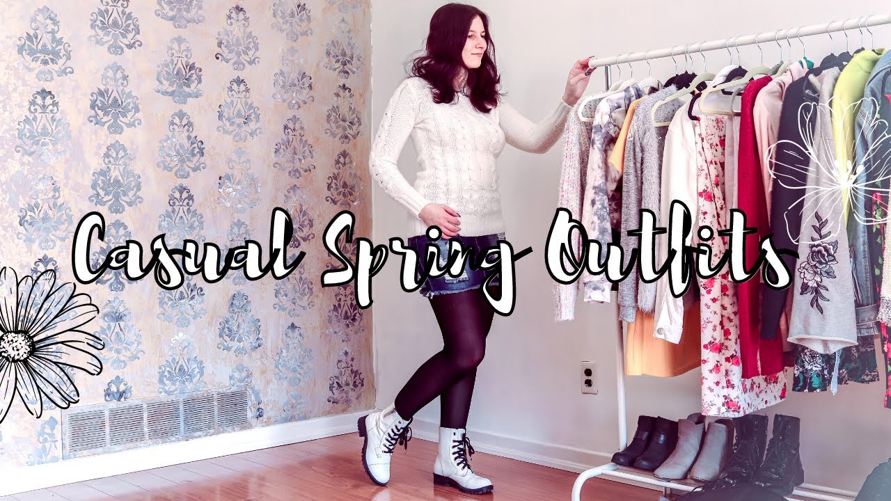 casual spring outfits 2021 😎🌻 | fashion lookbook