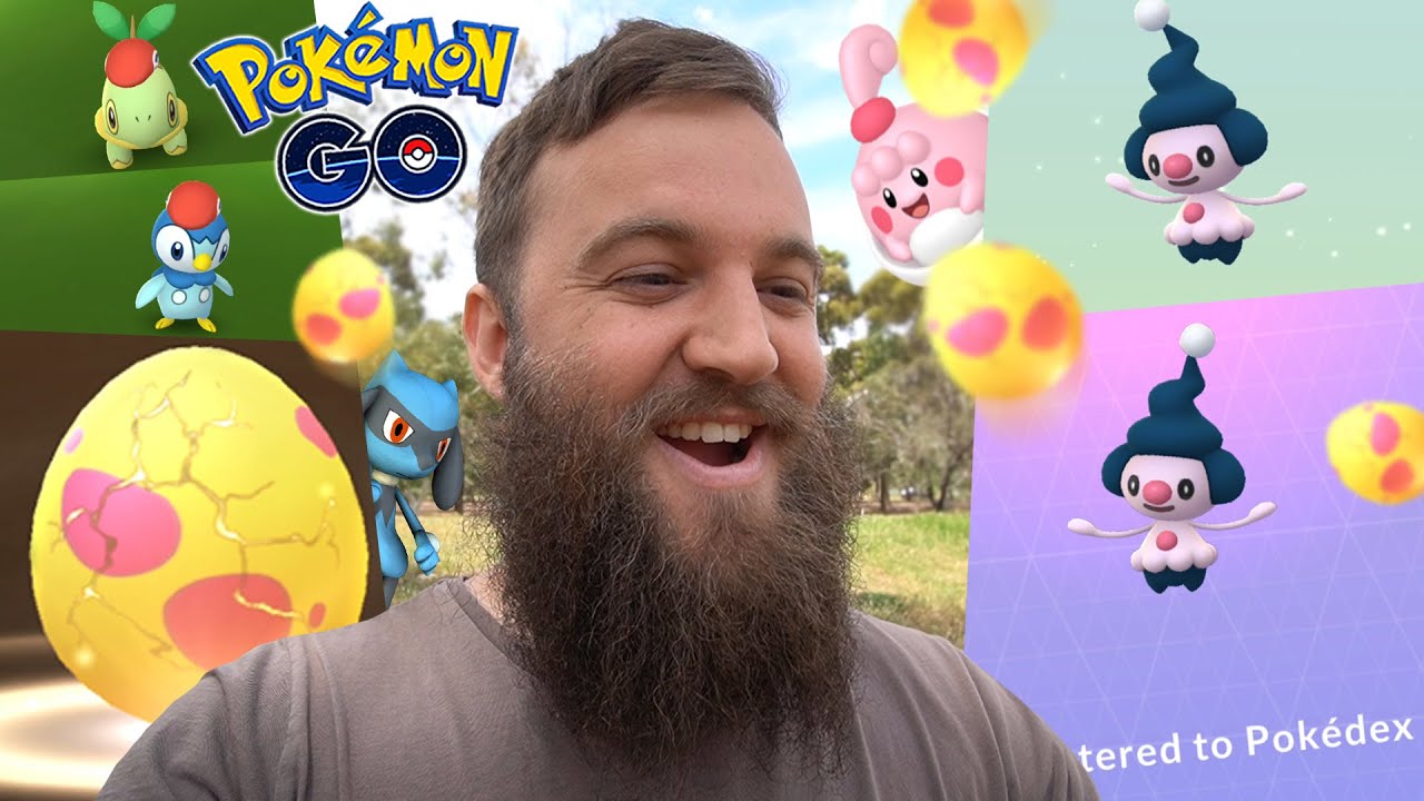 Hatching 7km Eggs - Mime Jr. Shiny Hunt (Diamond & Pearl Pokemon Go Event)