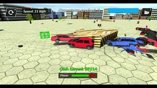 Playing the Car Crash Simulator Royale in CrazyGames screenshot 5