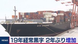 19年経常黒字 ２年ぶり増加 インバウンドが貢献