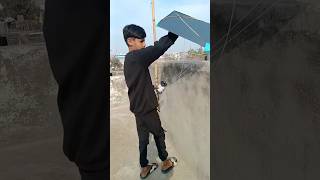 🪁 Purani Trick Aaj Bhi Kaam Kar Gayi! Patang Uda Li 😍#patang #kiteflying #youtubeshorts #trending