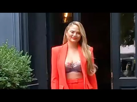 Chrissy Teigen looks stunning in NYC