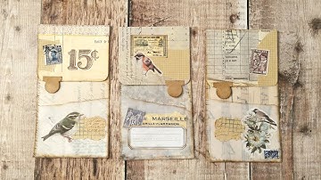 Vellum Pocket - #roxysweeklychallenge Week 28 - Junk Journal