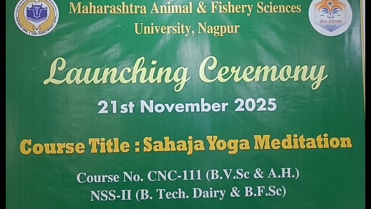 MAFSU Self Realization Program - Day 2 | 22 November 2025 | 09:15 AM | MaharashtraSahajayoga