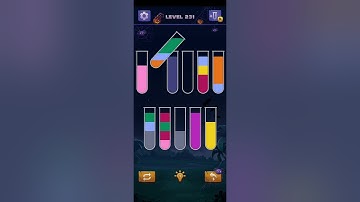 Sort Water Puzzle Level 231 Walkthrough Solution iOS/Android
