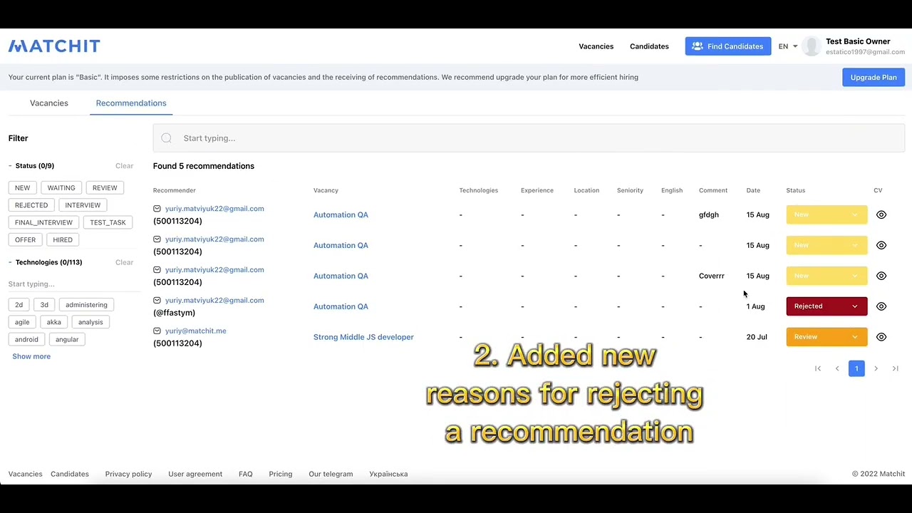 Matchit Update on Matchit.me - YouTube