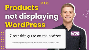 WooCommerce Products Not Displaying "Great things are on the horizon" WordPress Error