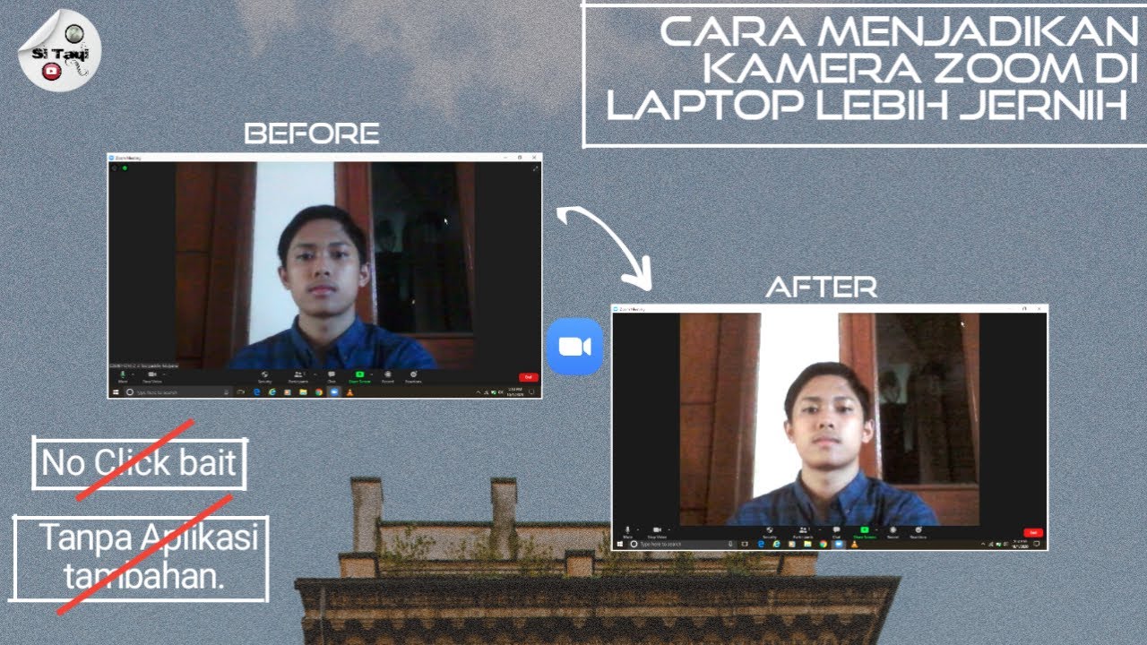 Cara agar kamera laptop jernih saat zoom