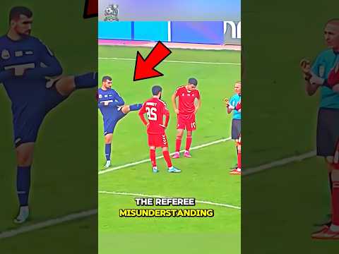 The Referee Showed Him A Red Card After Kicking His Friend Football Shorts