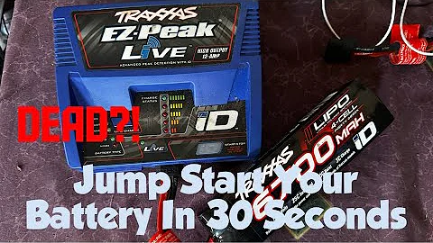 Jump Start Dead Traxxas Lipo Batteries In 30 Seconds