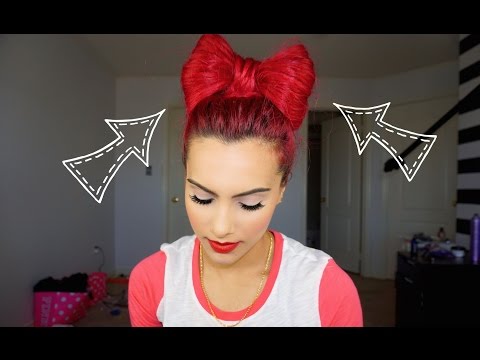 Bow Hair Bun Tutorial!