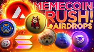 Memecoin Rush Begins on Avalanche! + Airdrops To Join NOW!