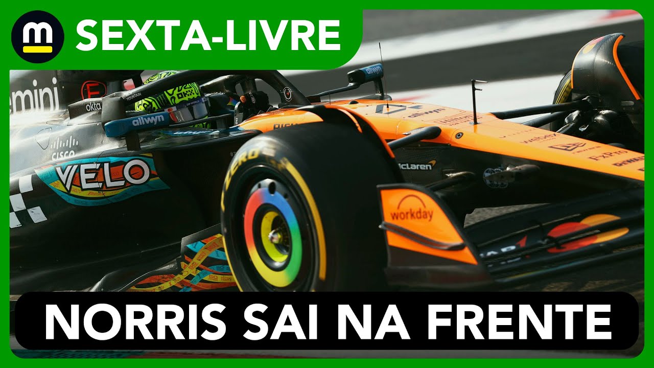 NORRIS lidera TLs da FINAL em ABU DHABI com VERSTAPPEN P2! PIASTRI 11º e BORTOLETO P6 | DEBATE F1