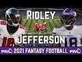 Calvin Ridley vs Justin Jefferson | Elite WR Targets | 2021 Fantasy Football Advice