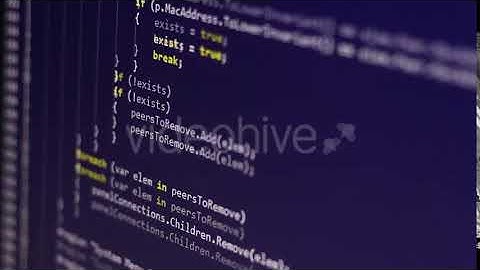 Computer Code Scrolling on Blue 2 - Stock Footage from Videohive