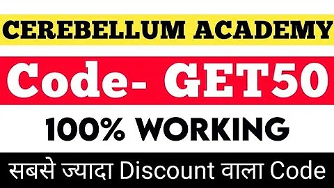 Cerebellum academy app Discount offer || cerebellum academy maximum discount coupon code 