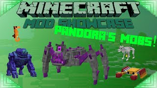 PANDORAS CREATURES! - Minecraft Mod Showcase: VANILLA MOBS!