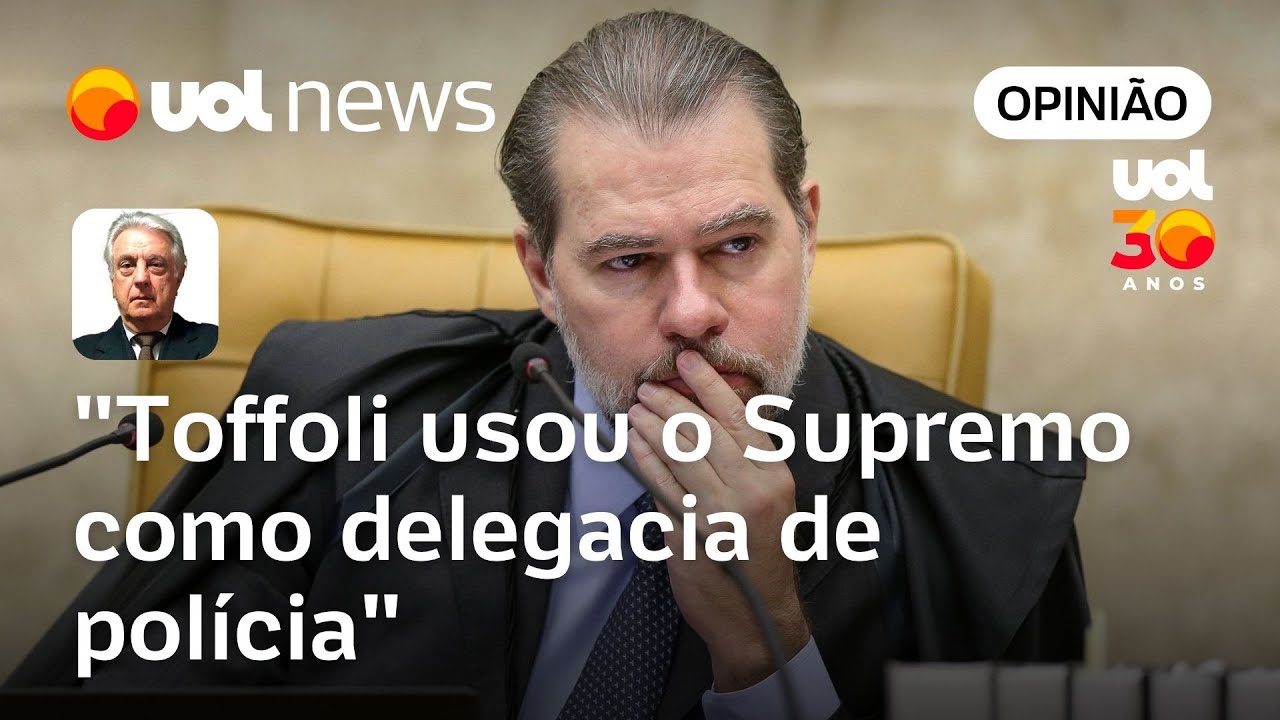 Toffoli comete heresias jurídicas e usa o STF como delegacia de polícia, diz Wálter Maierovitch