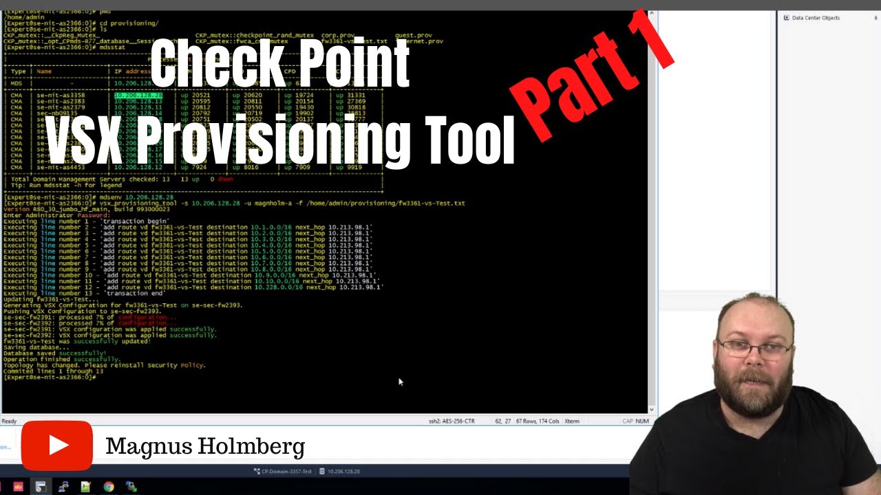 Check Point VSX VSX Provisioning Tool Part1 static routes YouTube