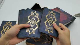Soft touch lamination hot stamping tarot card screenshot 3