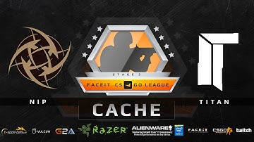 NiP vs Titan - Cache (FACEIT League 2015 Stage 2 EU)