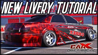 CARX | STEP BY STEP LIVERY TUTORIAL | carx drift racing online