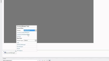 WinForms Document Manager: Create a Project and Add a document