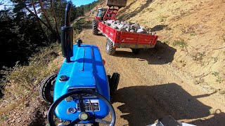 A Jungle Path Like Therapy! | We Went Stone Loading With Two Tractors