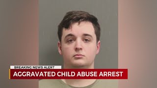 Man arrested for aggravated child abuse