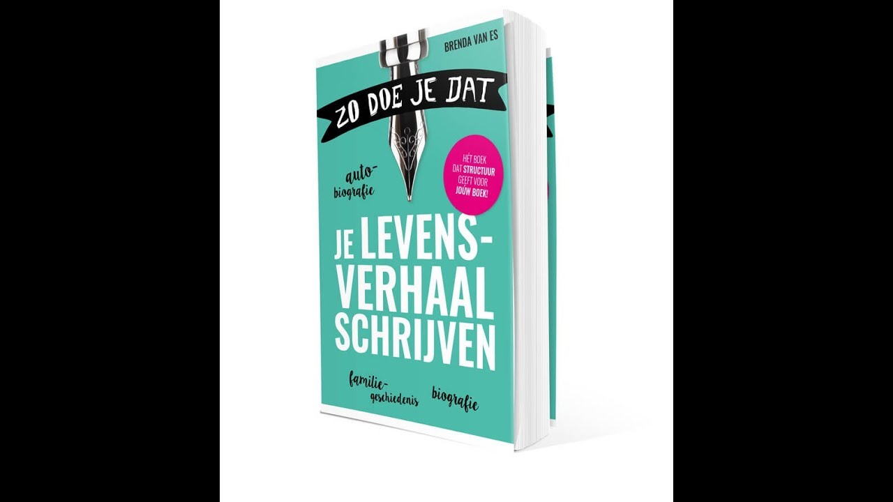 Boek Brenda Van Es Zo Doe Je Dat Je Levensverhaal Schrijven YouTube