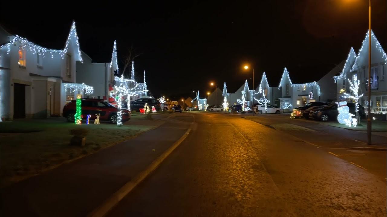 Christmas lights fund raiser in Newton Mearns YouTube