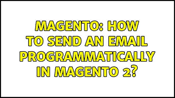 Magento: How to send an email programmatically in Magento 2?