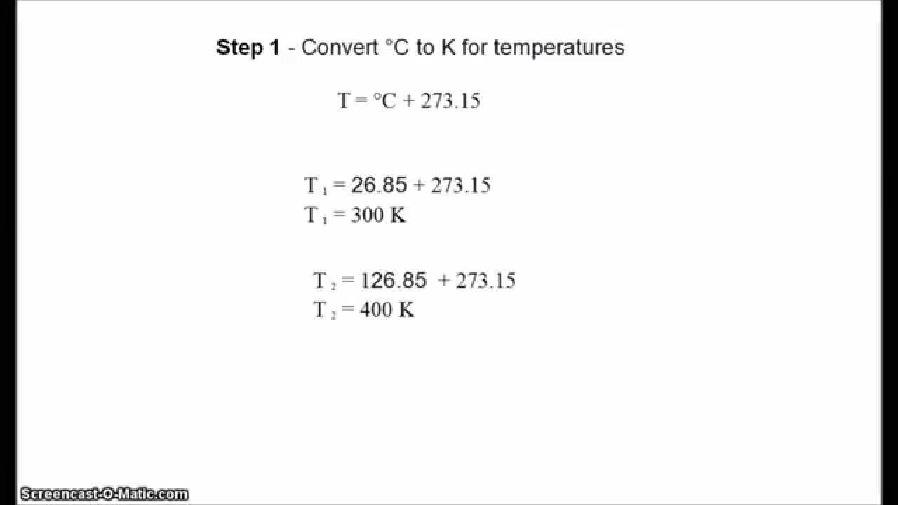 Video Activation Energy From Two Reaction Rate Constants At Two video-activation-energy-from-two-reaction-rate-constants-at-two