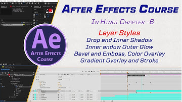 After effects Layer Styles Tutorials | After effect Tutorials | After effect course Chapter_6